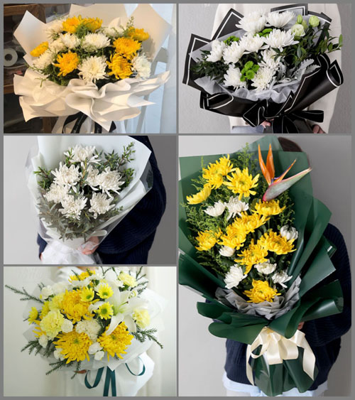 河南周口鹿邑县杨湖口镇白事花束代送